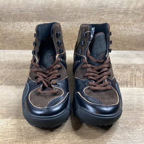 VANS Vault x Taka Hayashi Amazon Trail LX Brown Leather Mens 7 Womens 8.5 NEW - Picture 3 of 10